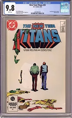 Buy NEW TEEN TITANS #39 CGC 9.8 White Pages. 2/1984. Last Dick Grayson As Robin. • 98.74£