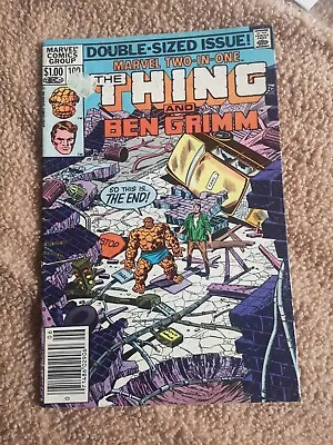 Buy Marvel Two-In-One #100 The Thing And Ben Grimm - Final Issue- 1983 Marvel Comics • 2.95£