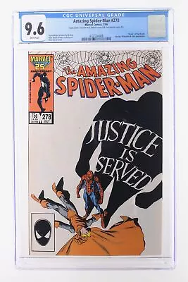 Buy Amazing Spider-Man #278 - Marvel 1986 CGC 9.6 Triple Cover • 350.99£
