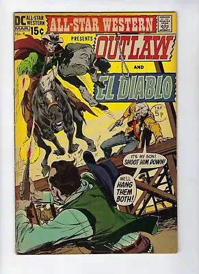 Buy ALL-STAR WESTERN # 4 (Outlaw - El Diablo, Neal Adams Cover, MAR 1971) VG/FN • 7.95£