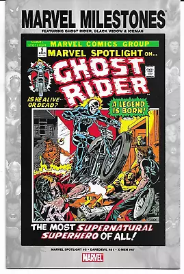 Buy Marvel Milestones: MARVEL SPOTLIGHT On GHOST RIDER #5 (2005) +BLACK WIDOW/ICEMAN • 34.50£