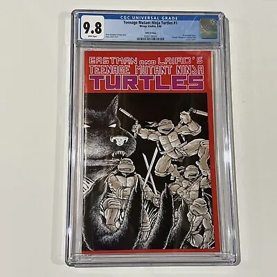 Buy Teenage Mutant Ninja Turtles #1 - 1988 Mirage -  5th Printing - CGC 9.8 • 995.81£