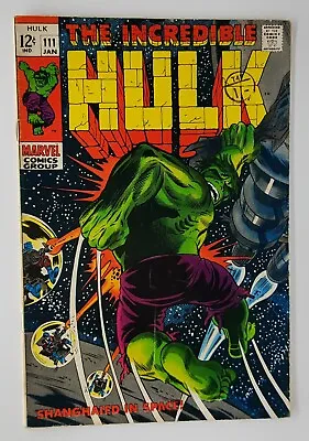 Buy Incredible Hulk #111 VG/FN 1969 • 10.50£