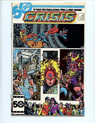Buy Crisis On Infinite Earths #11 Comic Book 1986 VF George Perez DC Harbinger • 4.74£