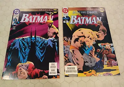 Buy Batman 493 And Detective Comics 659, Both 2nd Prints, DC 1993! • 7.88£