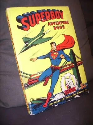 Buy Superboy Adventure Book Annual (1957-58) UK Atlas (5th. Ann.) (DC Comics) (G/VG) • 25£
