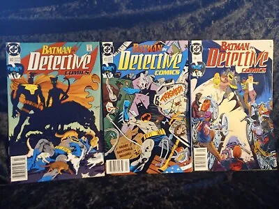 Buy Detective Comics 3-Issues (1990) | 612, 613, 614 | Catman & Catwoman Batman DC • 5.13£
