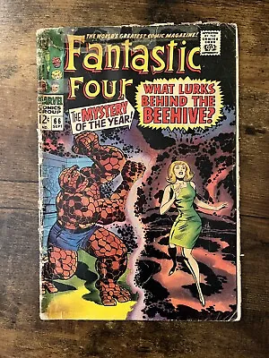 Buy Fantastic Four #66 Marvel Comics (Sep, 1967) Low Grade Tape On Spine 1st HIM • 23.54£