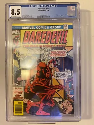 Buy Daredevil #131 CGC 8.5 First Appearance Bullseye • 415.58£