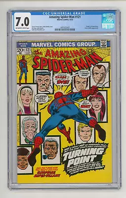 Buy Amazing Spider-Man #121 CGC 7.0 F-VF White Pages • 449£