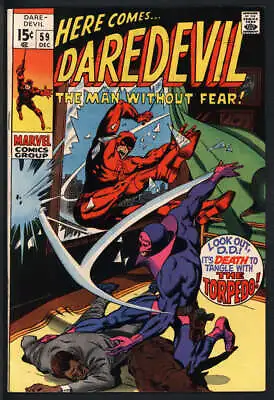 Buy Daredevil #59 8.5 // 1st Appearance & Death Of Torpedo Marvel Comics 1969 • 39.98£