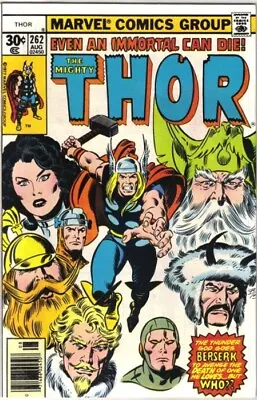 Buy The Mighty Thor Comic Book #262 Marvel Comics 1977 FINE • 3.15£