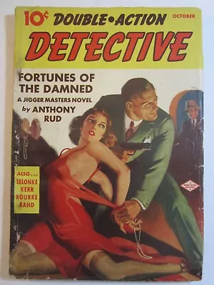 Buy Double Action Detective Pulp V.2 #2, Oct. 1940 PR  Scarce Final Issue! • 117.75£