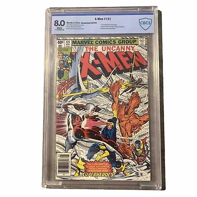 Buy X-men #121 Cbcs 8.0 First Full Appearance Of Alpha Flight White Pages Newsstand • 99.93£