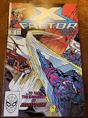 Buy Marvel Comics X-Factor #51: Home! Sabretooth • 1.99£
