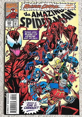 Buy Amazing Spider-Man #380: Maximum Carnage Part 11 Of 14 Marvel Comics 1993 VF/NM • 6.32£