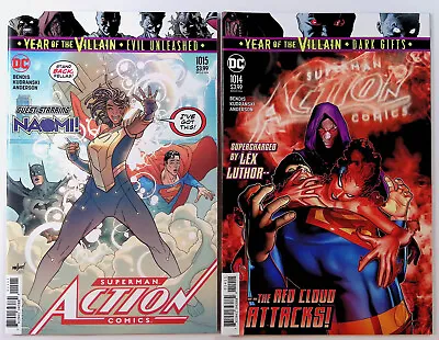 Buy Action Comics 1014 & 1015 Superman Naomi Crossover Into DC Universe DC Comics • 6.39£