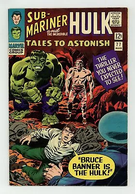 Buy Tales To Astonish #77 VG+ 4.5 1966 • 22.96£