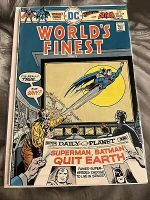 Buy World'S Finest #234 Superman And Batman Quit Earth Dc Comics 1975 FN • 10.24£