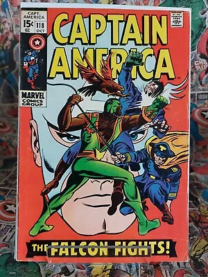 Buy Captain America #118 FN Marvel 2nd App The Falcon • 54.95£