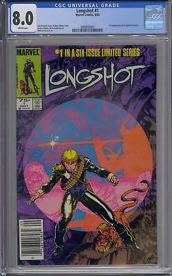 Buy Longshot #1 Cgc 8.0 Newsstand 1st Longshot & Spiral White Pages • 33.50£