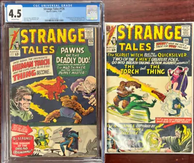 Buy Strange Tales 126 And 128 (CGC 4.5) 1st Appearance Of Clea And Dormammu • 193.99£