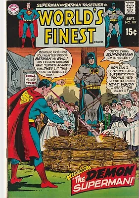 Buy World's Finest Comics #187, Batman Bondage, Curt Swan, Jack Kirby • 12.06£