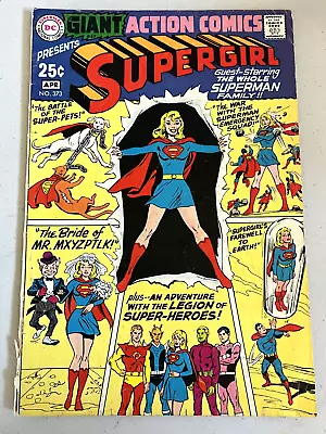 Buy Giant Action Comics #373 Apr 1969 Giant Supergirl Superman Mr Mxyzptlk • 14.21£