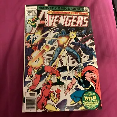 Buy 1977 Avengers #162 1st Jocasta Newsstand Marvel  Vf Minus • 31.62£