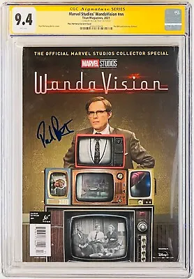 Buy CGC SS Magazine Signed Paul Bettany Graded 9.4 Marvel WandaVision #nn Variant • 559.43£