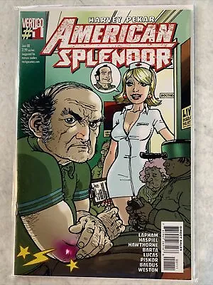 Buy American Splendor #1  Harvey Pekar 2008  Vertigo Comics • 3.90£