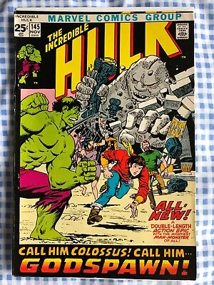 Buy Incredible Hulk 145 (1971) Origin Retold, Cents • 16.99£