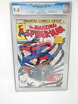 Buy The Amazing Spider-man #236 Cgc 9.4 Death Of Tarantula Marvel Jan 1983 • 57.19£