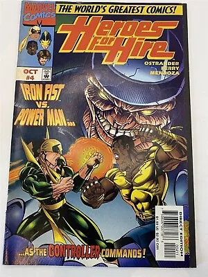 Buy HEROES FOR HIRE #4 Luke Cage Iron Fist Marvel Comics 1997 NM • 2.69£