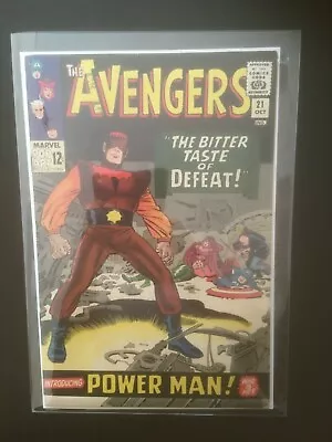 Buy The Avengers 21 (1965) SA Key Issue, 1st Appearance Powerman. • 85£