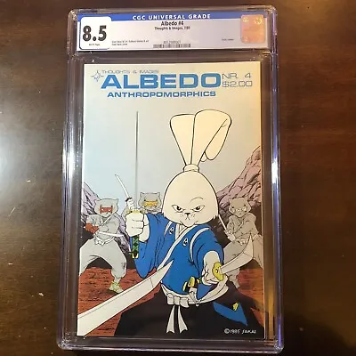 Buy Albedo #4 (1985) 2nd Usagi Yojimbo Cover! Stan Sakai! Netflix - CGC 8.5 • 183.23£