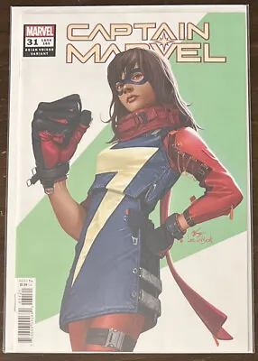 Buy Captain Marvel #31 NM 9.4 INHYUK LEE AAPI MS MARVEL VARIANT MARVEL COMICS 2021 • 5.57£