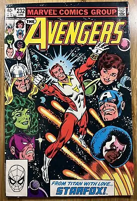 Buy Avengers #232 (Marvel 1983) 1st App Of Eros As Starfox By Wasp! Joins Team • 19.98£