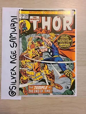 Buy THE MIGHTY THOR #245 (1976) 1st He Who Remains LOKI THOR • 19.76£