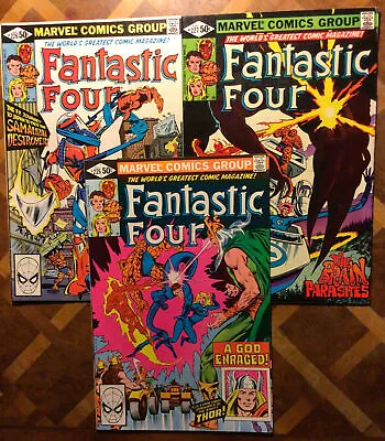 Buy FANTASTIC FOUR. #225. #226. #227. 1980-1981. Marvel Comics. • 15£