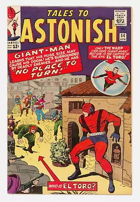 Buy Tales To Astonish #54 VFN 8.0 Giant-Man And The Wasp • 225£