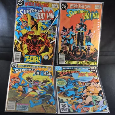 Buy World's Finest 294 295 298 299 Batman Superman VF- Comic Lot Newsstand • 7.82£
