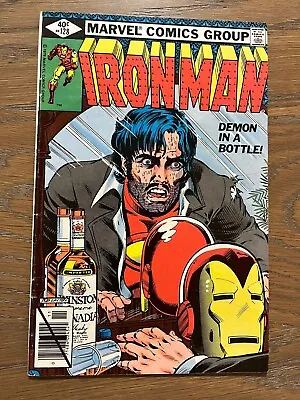Buy Iron Man #128 Mid Graded Pics!  Classic Layton Alcohol Cover Story Line Key 1979 • 59.18£