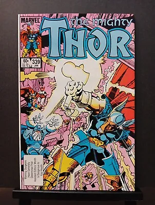 Buy Thor #339 NM 9.4 1st App & Origin Strombreaker Beta Ray Bill 1984 Marvel Comics  • 17.39£
