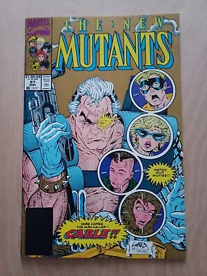 Buy New Mutants #87 Marvel Comics 1st App Cable 2nd Print  March 1990 • 20£
