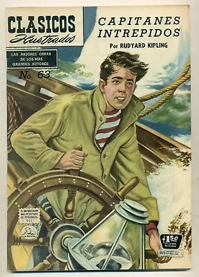 Buy CLASICOS ILUSTRADOS #63 Capitanes Intrépidos, La Prensa Comic 1957 • 15.89£