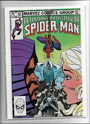 Buy Peter Parker, The Spectacular Spider-man #82 1983 Near Mint- 9.2 3180 Punisher • 8.59£