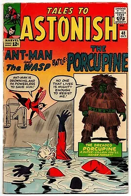 Buy Tales To Astonish #48 GD 1st Appearance The Porcupine 1963 Marvel Comics  • 70.68£