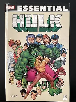 Buy Essential Hulk Vol 5 (Marvel) TPB Collects Incredible Hulk #171-200 & Annual 5 • 21.28£