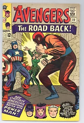 Buy Avengers 22 (VG+) Kirby Wood Masters Of Menace! Powerman! Enchantress! 1965 Y523 • 23.98£